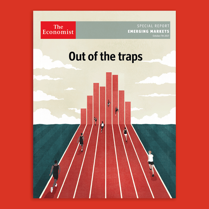 Illustration series for The Economist on emerging markets
