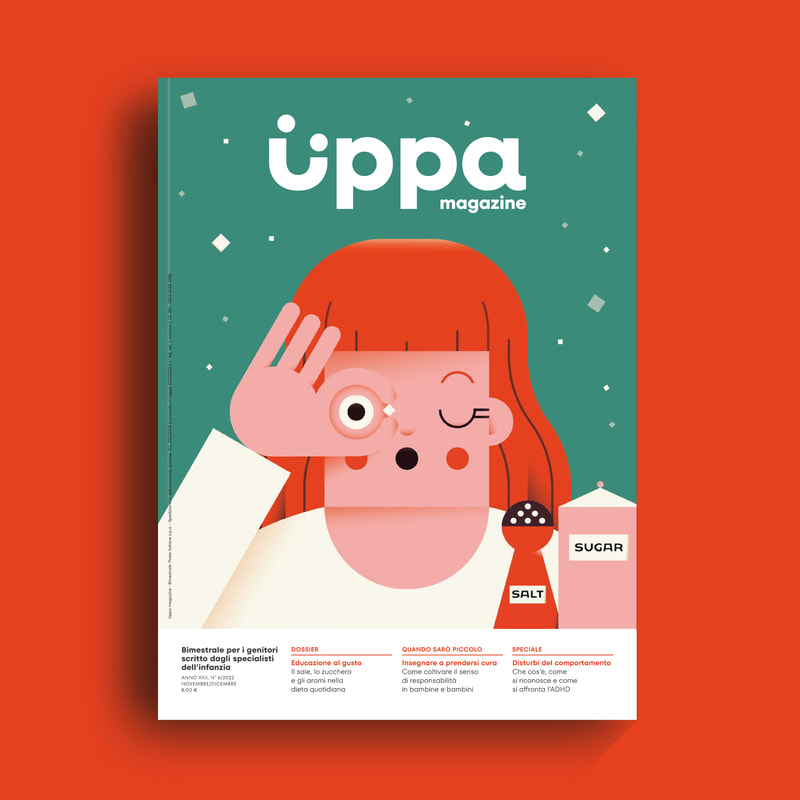 Cover about taste education: sweet and salty. Client: UPPA magazine.